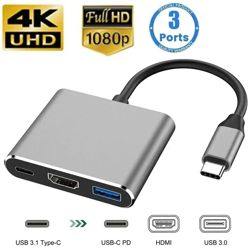 Hub USB-C Multifonction 11-en-1 – Adaptateur 4K HDMI, Ethernet & Charge Rapide PD