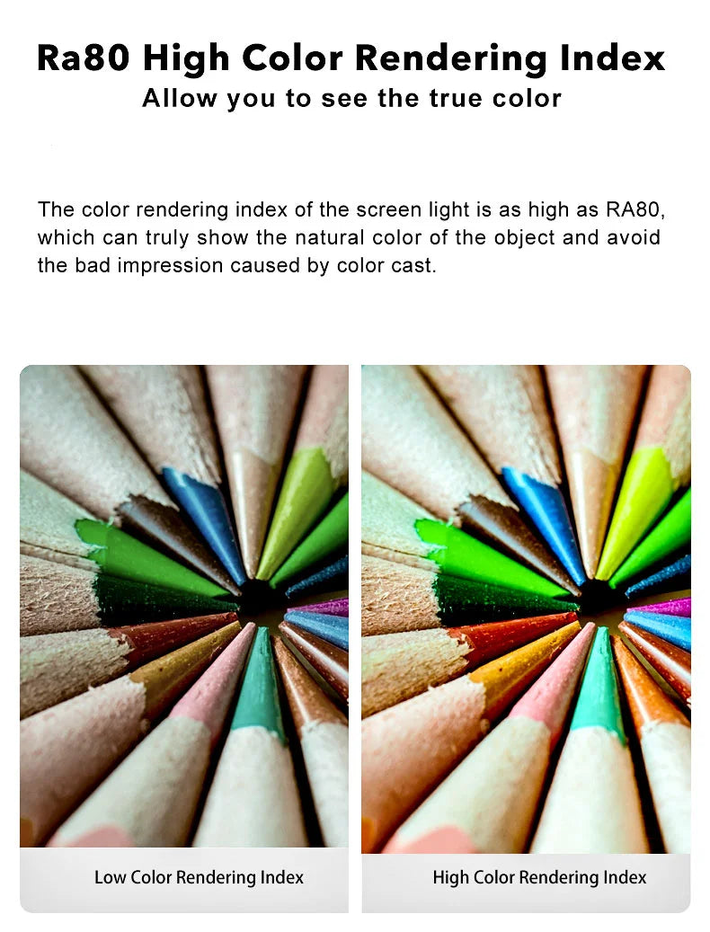 Barre Lumineuse Écran LED – Éclairage RGB, Intensité Variable & Anti-Fatigue