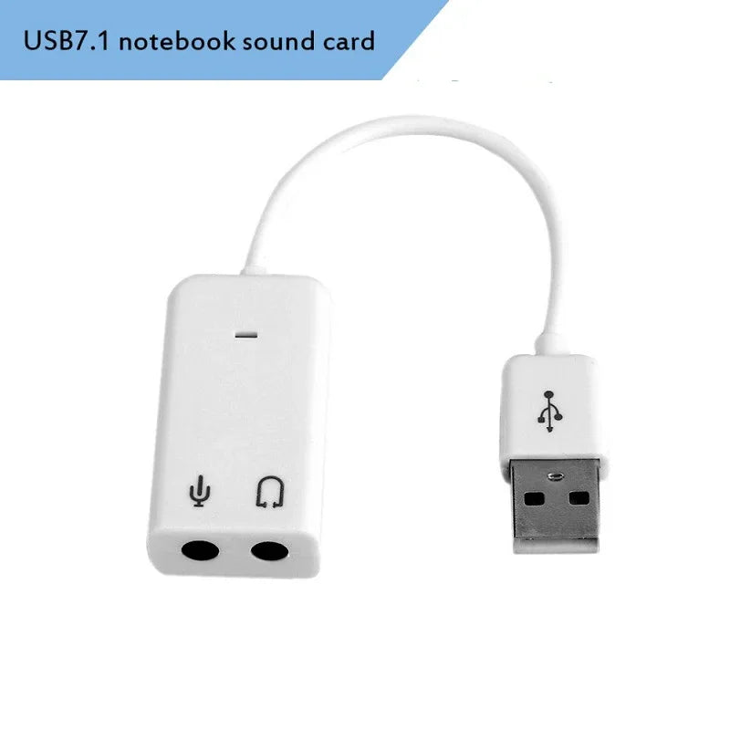 Carte Son USB Externe 7.1 – Adaptateur Audio Jack 3.5mm (Micro & Casque)