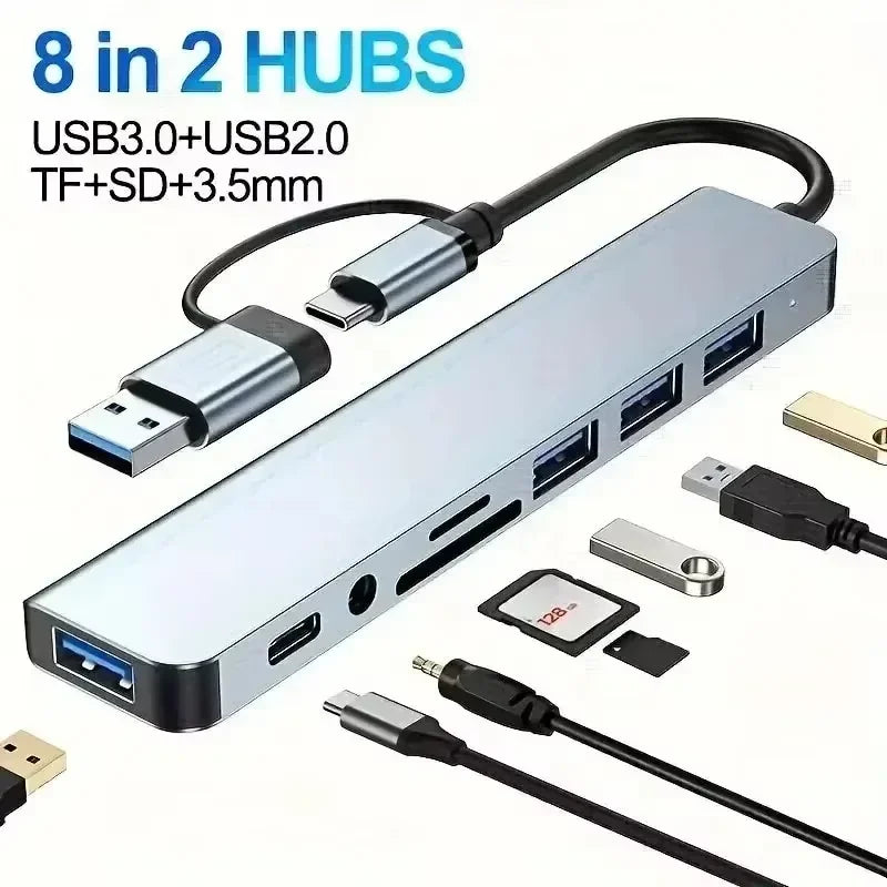 Hub USB-C Multifonction 11-en-1 – Adaptateur 4K HDMI, Ethernet & Charge Rapide PD