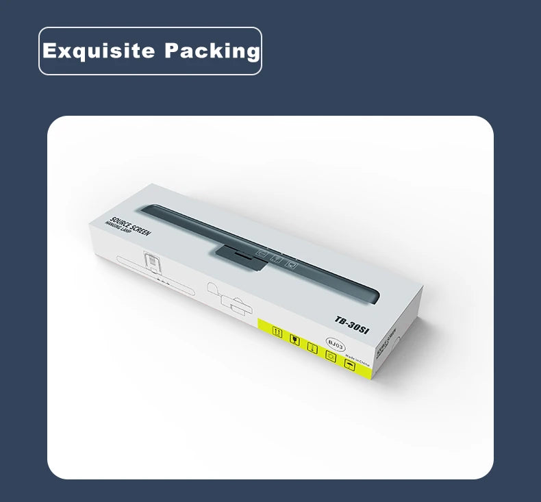 Barre Lumineuse Écran LED – Éclairage RGB, Intensité Variable & Anti-Fatigue